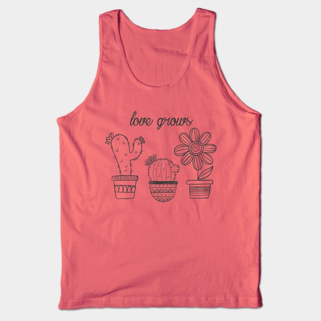 love grows Tank Top by LifeTime Design